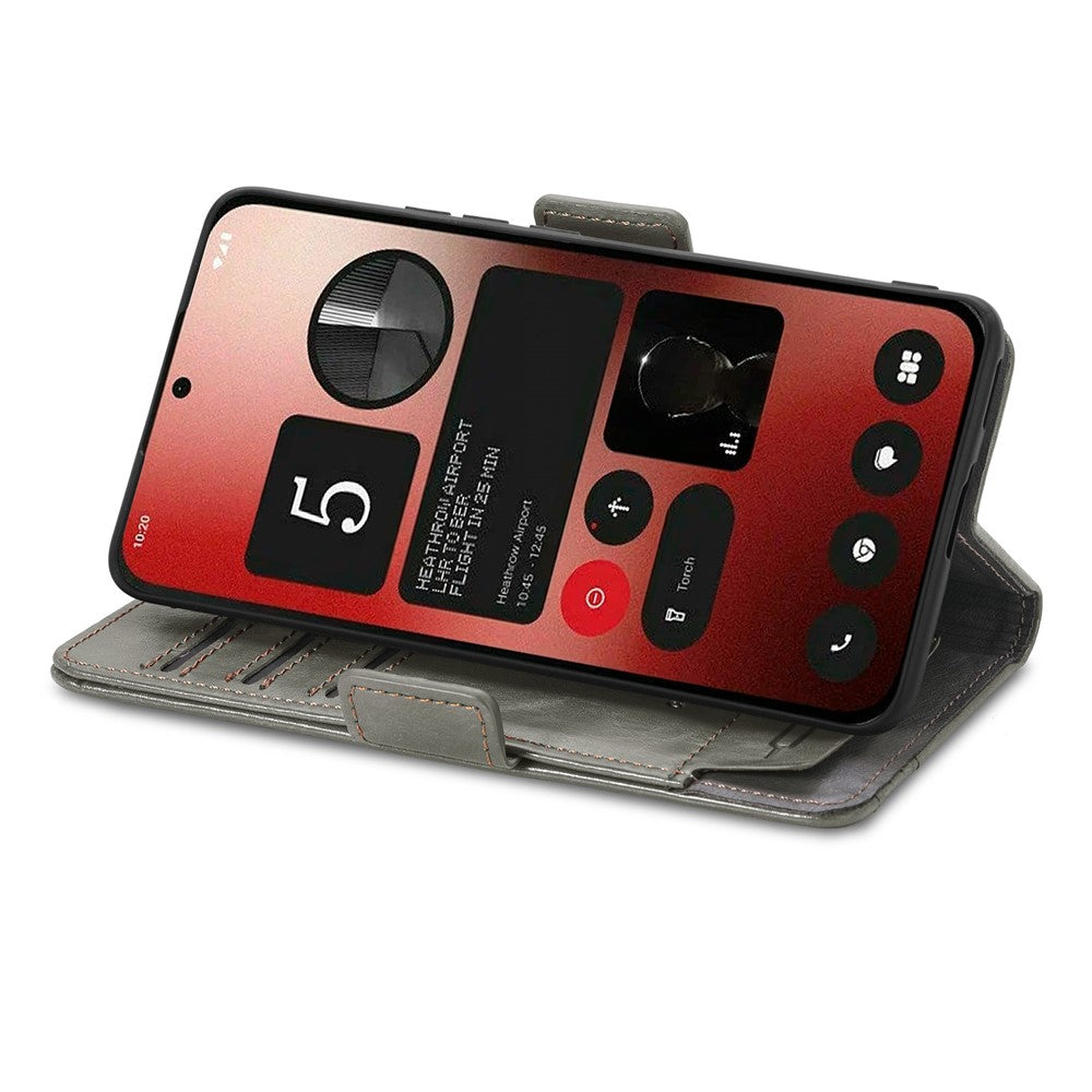 Nothing Phone (2a) Plus / Phone (2a) Wallet-Handyhülle – Aus PU-Leder, mit Ständer & RFID-Schutz, inklusive Brieftasche
