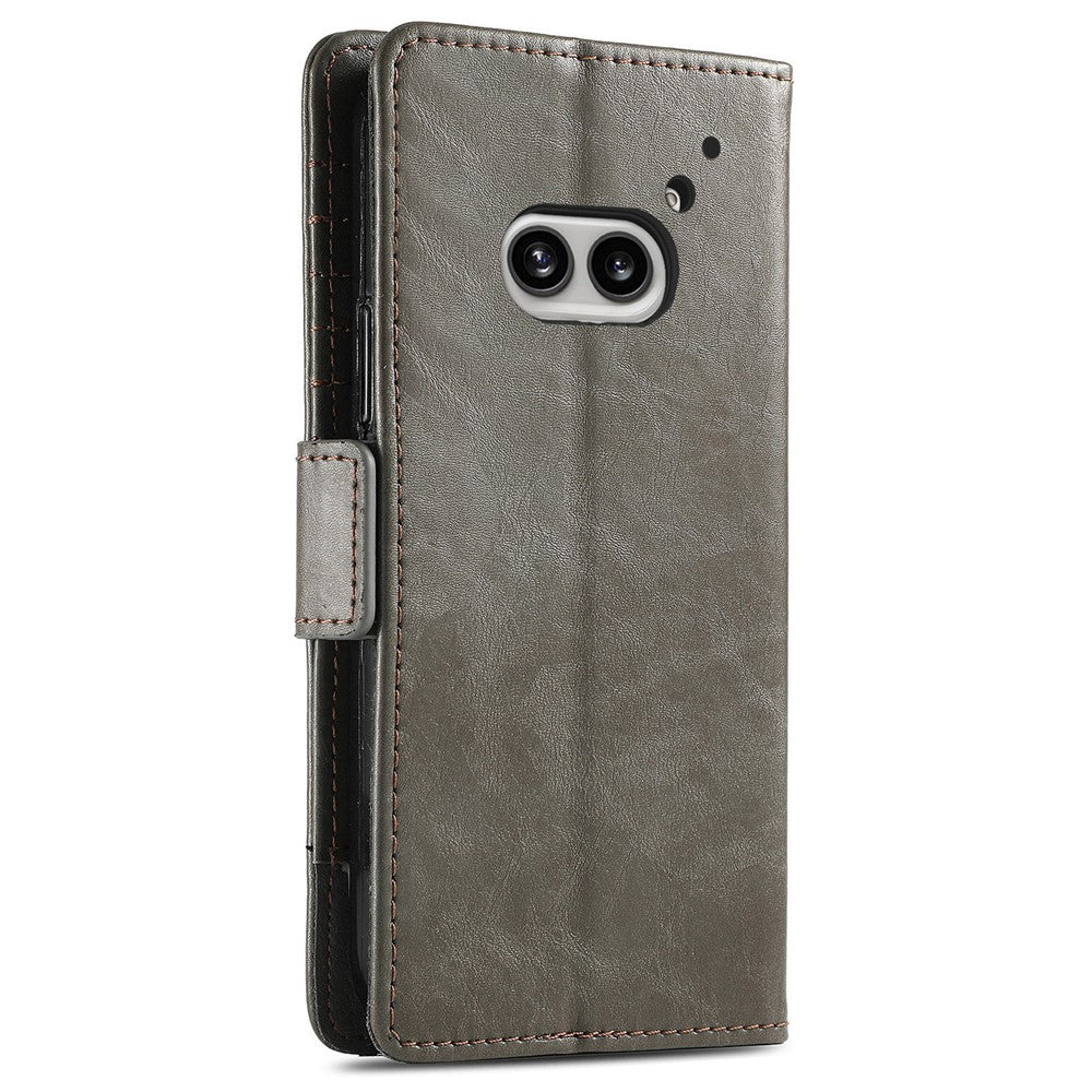 Nothing Phone (2a) Plus / Phone (2a) Wallet-Handyhülle – Aus PU-Leder, mit Ständer & RFID-Schutz, inklusive Brieftasche