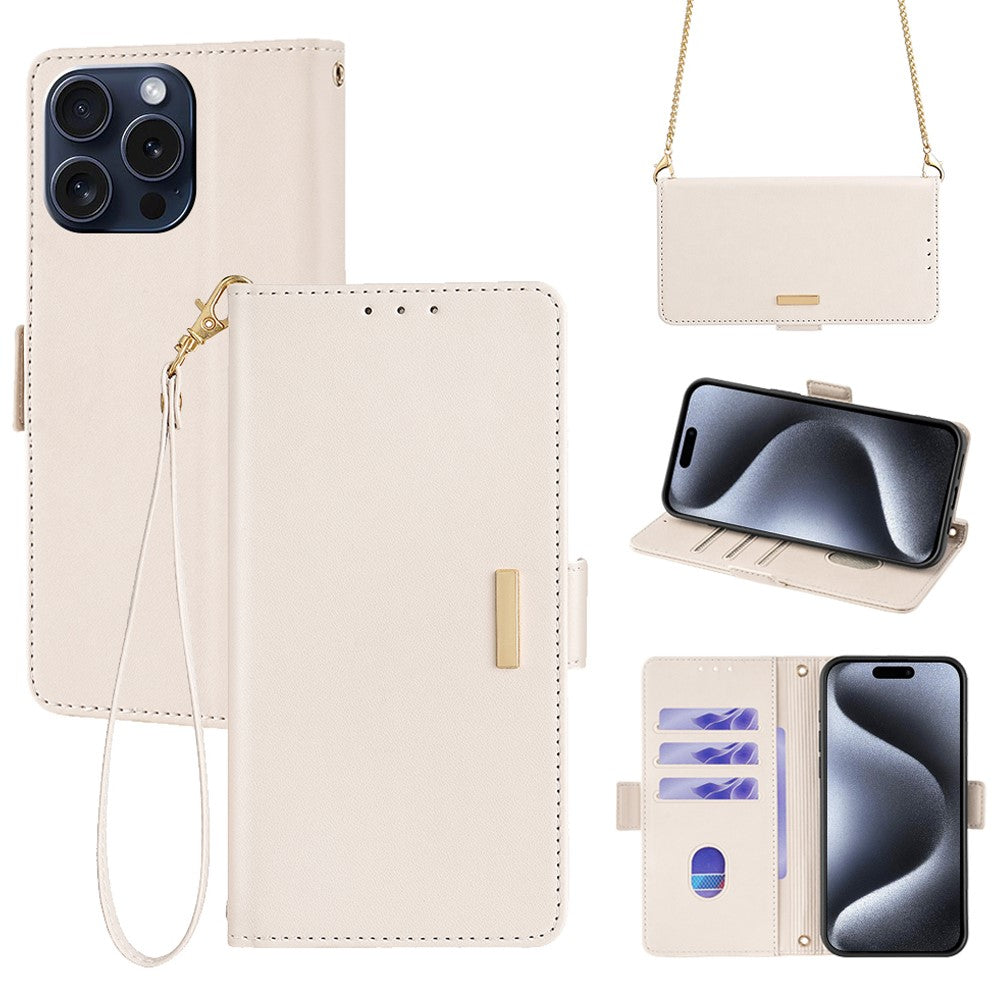 iPhone 15 Pro Wallet-Hülle – Elegant, mit RFID-Schutz & Kartenfächer