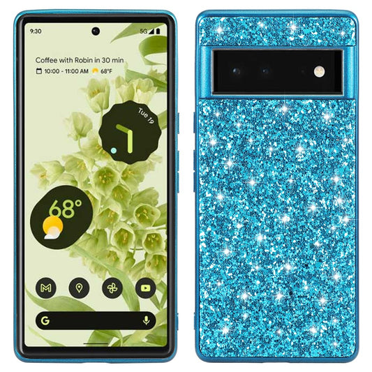 Pixel 8a Schutzhülle – Funkelnde Glitzer-Rückseite