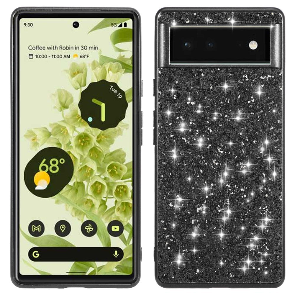 Pixel 8a Schutzhülle – Funkelnde Glitzer-Rückseite