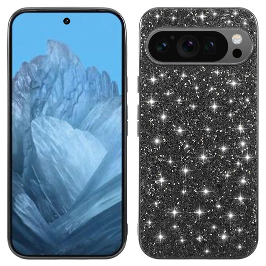 Pixel 9 Pro XL Schutzhülle – Funkelnde Glitzer-Rückseite