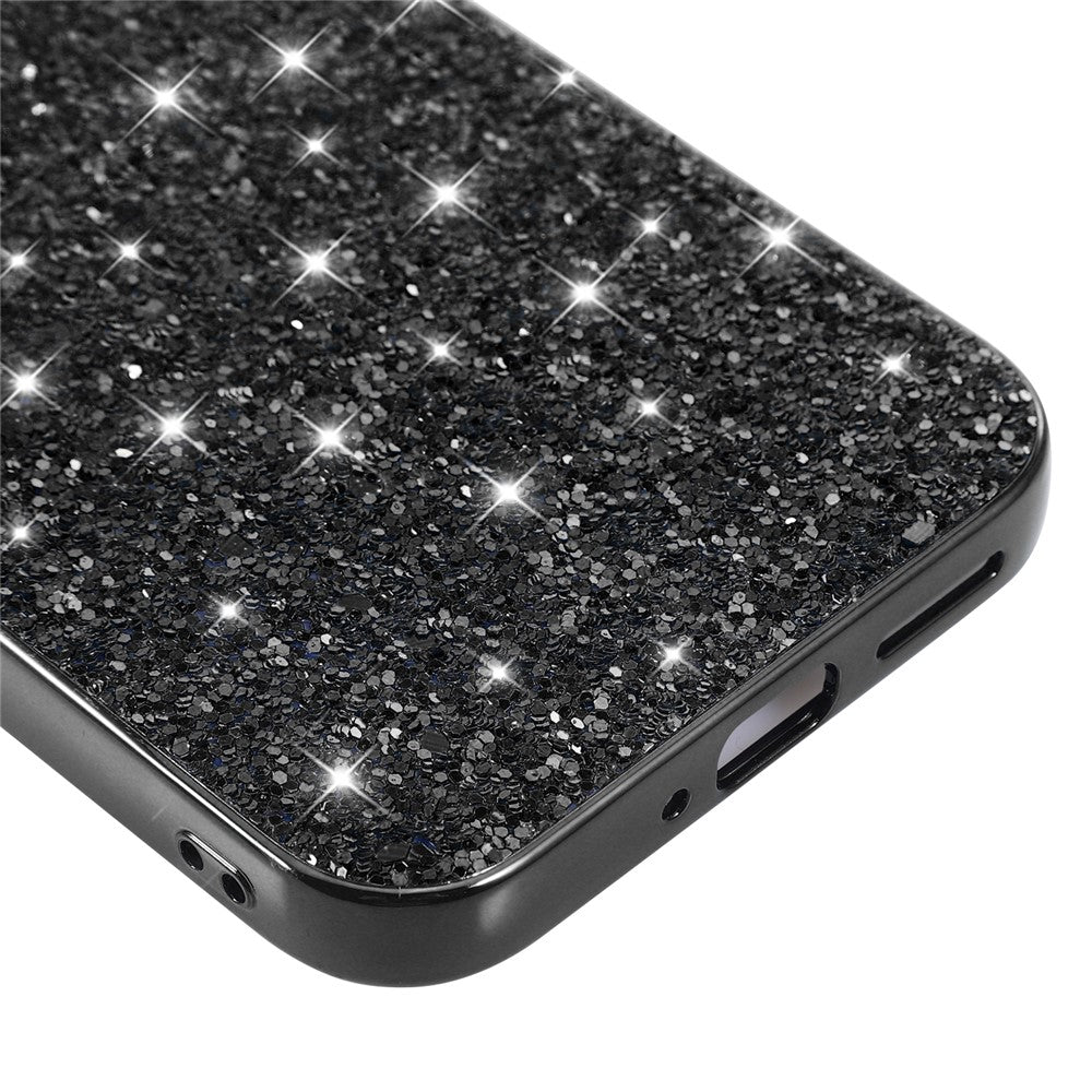 Pixel 9 Pro XL Schutzhülle – Funkelnde Glitzer-Rückseite