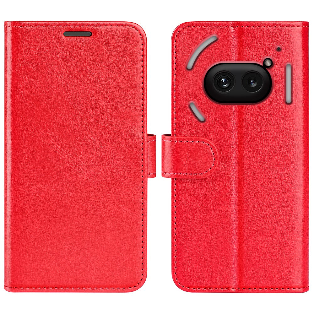 Nothing Phone (2a) Plus / Phone (2a) Wallet-Handyhülle – Aus strukturiertem PU-Leder & TPU, Klapphandyhülle
