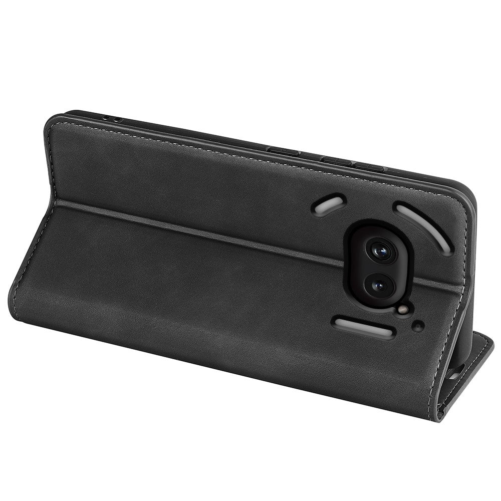 Nothing Phone (2a) Plus / Phone (2a) Wallet-Handyhülle – Aus PU-Leder, mit Ständer, Schutzhülle mit griffiger Oberfläche