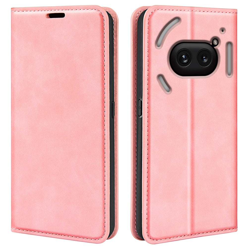Nothing Phone (2a) Plus / Phone (2a) Wallet-Handyhülle – Aus PU-Leder, mit Ständer, Schutzhülle mit griffiger Oberfläche
