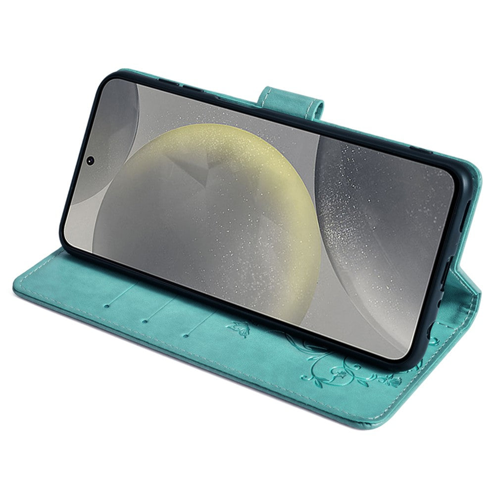 Galaxy S23 FE Schutzhülle – Mit Blumens- & Schmetterlingsmuster & Riemen