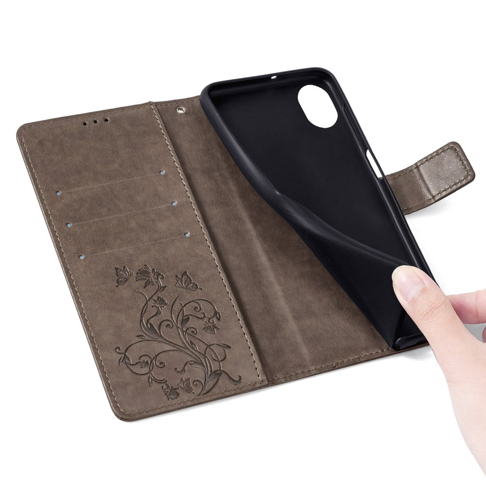 For Honor 100 Pro 5G Case Butterfly Flower PU Leather Magnetic Flip Stand Card Holders Phone Cover
