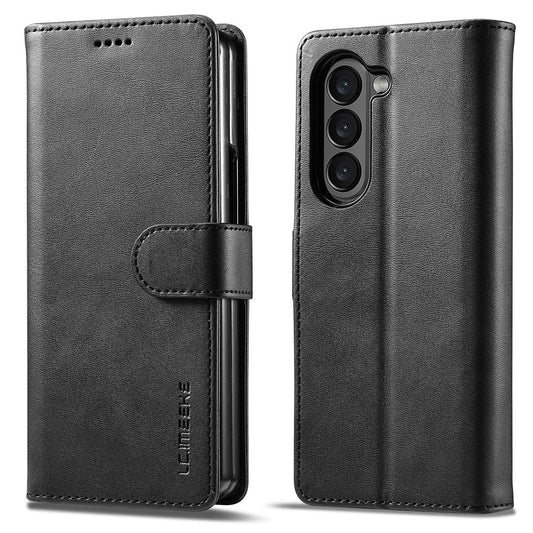 Galaxy Z Fold6 5G – Wallet-Handyhülle aus PU-Leder und TPU, mit Ständer
