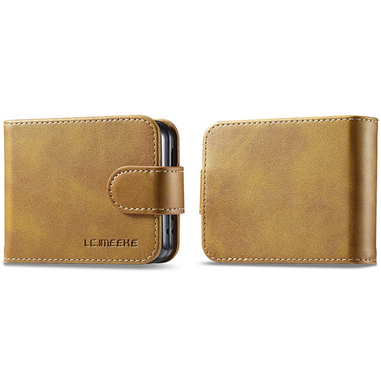 Galaxy Z Flip7 FE 5G / Galaxy Z Flip6 5G – Wallet-Handyhülle aus PU-Leder und TPU, mit Ständer