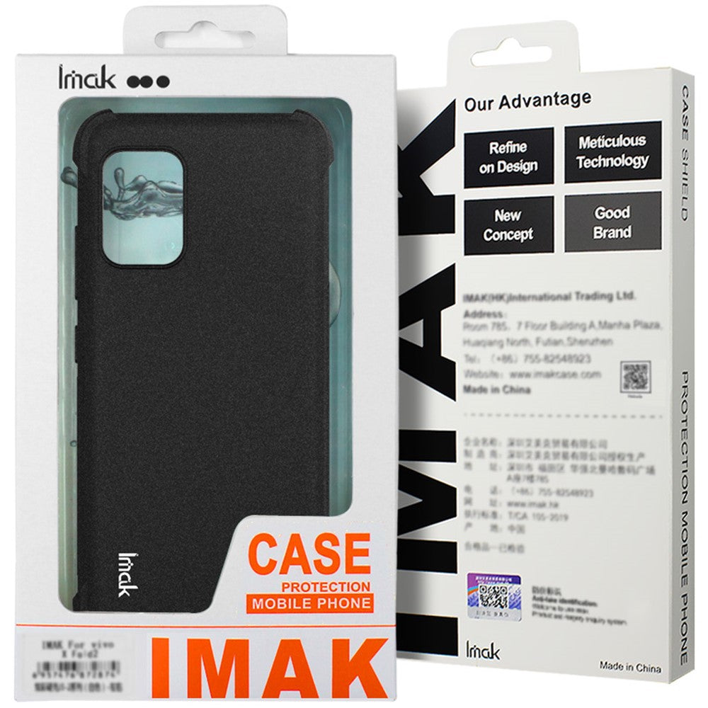 IMAK For Xiaomi Redmi Turbo 3 5G / Poco F6 5G Case Matte TPU Drop Resistant Airbag Phone Cover