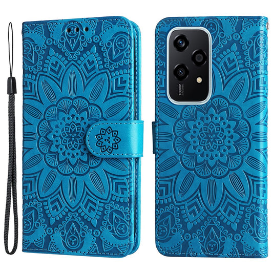 Honor 200 Lite Handyhülle – mit Aufdruck „Sonnenblume“, magnetische mit Ständer