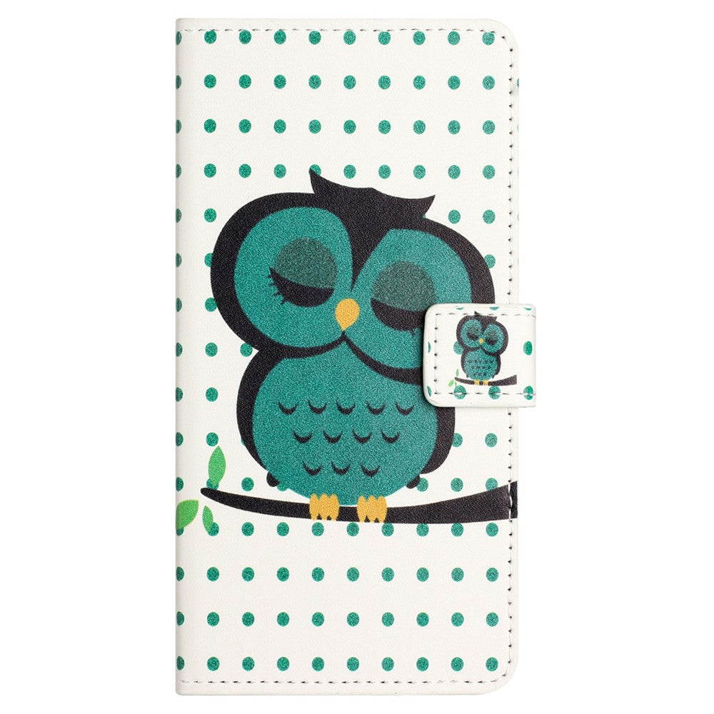 For Honor 200 Lite Case Pattern Printing Flip Leather Wallet Cover Cell Phone Accessory