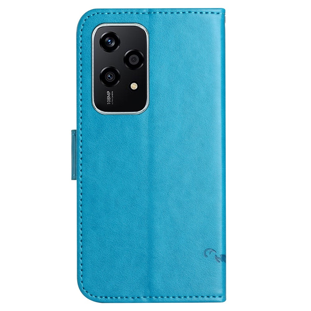 For Honor 200 Lite Case Butterfly Flower Leather Wallet Book Stand Phone Cover