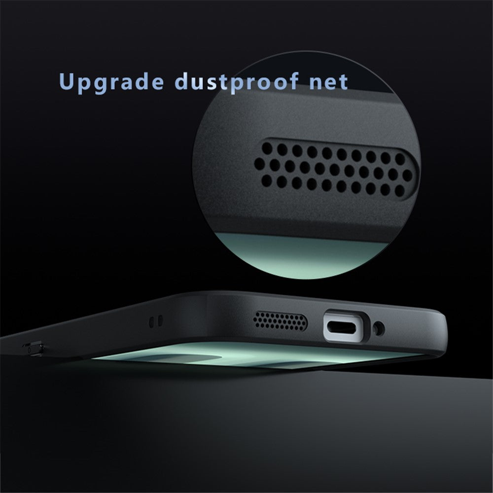 Nothing Phone (2a) Handyhülle – Aus TPU + PC, matte Handy-Rückseite, Transparent Schwarz