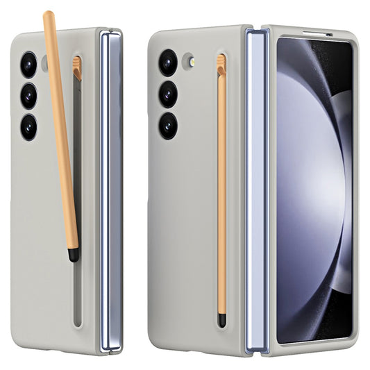 Galaxy Z Fold6 5G – Handyhülle aus Kunststoff, mit Stifthalter, mit Soft-Touch-Oberfläche