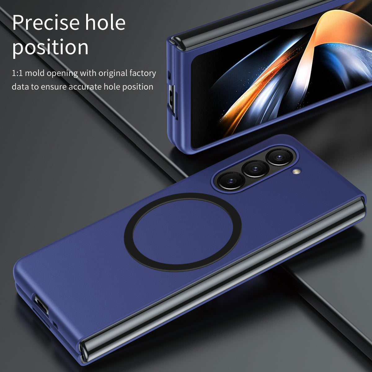 Galaxy Z Fold6 Magnetische Hülle – Matt & Dünn