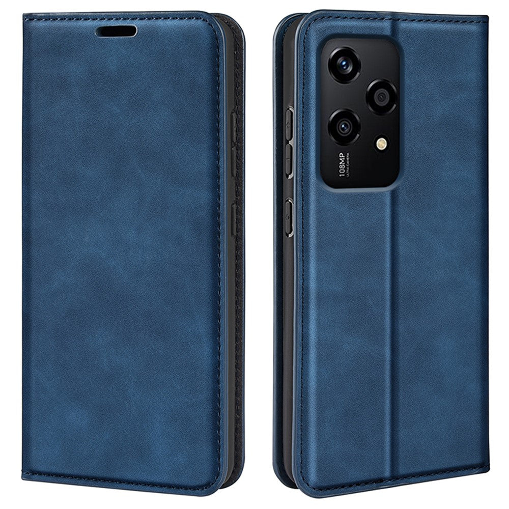 For Honor 200 Lite Card Slots Case Skin-Touch Leather Flip Phone Cover