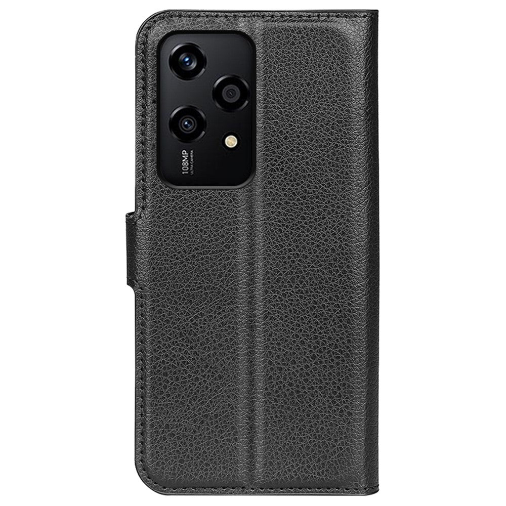 For Honor 200 Lite Case Litchi Texture Leather Flip Wallet Phone Cover