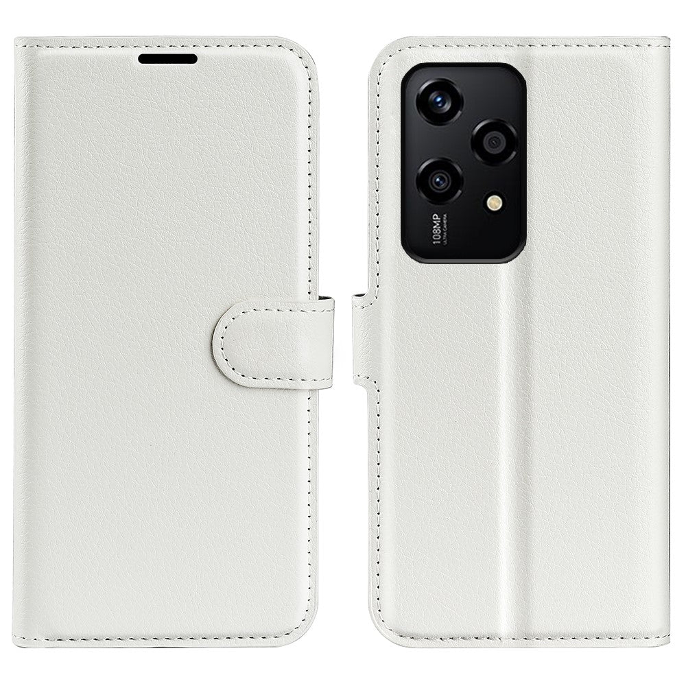 For Honor 200 Lite Case Litchi Texture Leather Flip Wallet Phone Cover