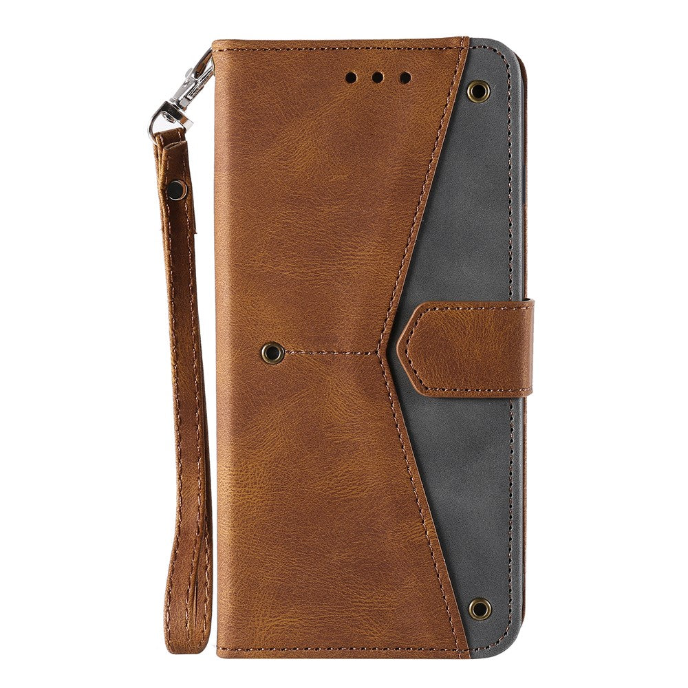 For Honor 200 Lite Case Splicing Stitching Leather Stand Wallet Phone Cover