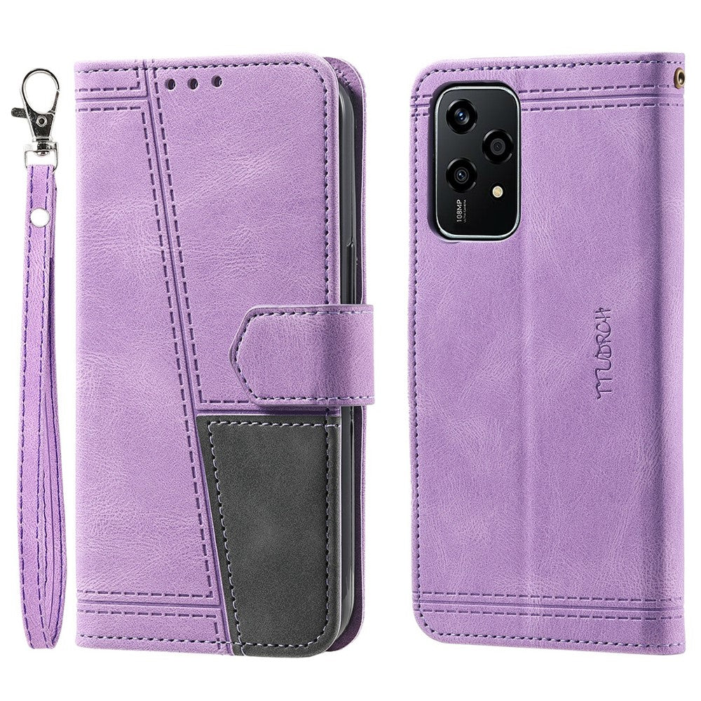 TTUDRCH Style 004 for Honor 200 Lite Case Leather Magnetic Clasp RFID Blocking Phone Cover