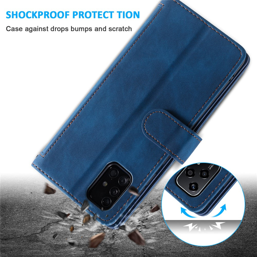 For Honor 200 Lite Case Zipper Pocket Leather Wallet Phone Cover with 9 Card Slots