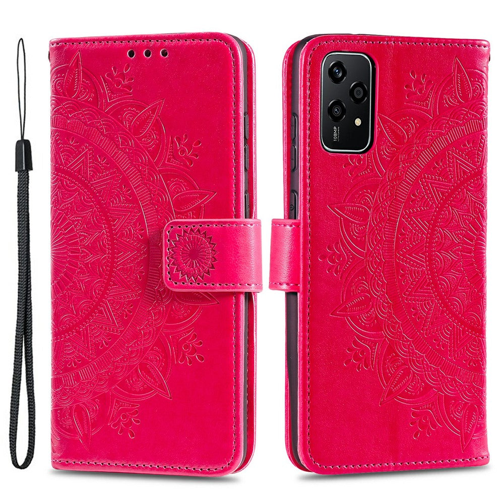 For Honor 200 Lite Case Flip Shockproof Leather Totem Wallet Phone Cover