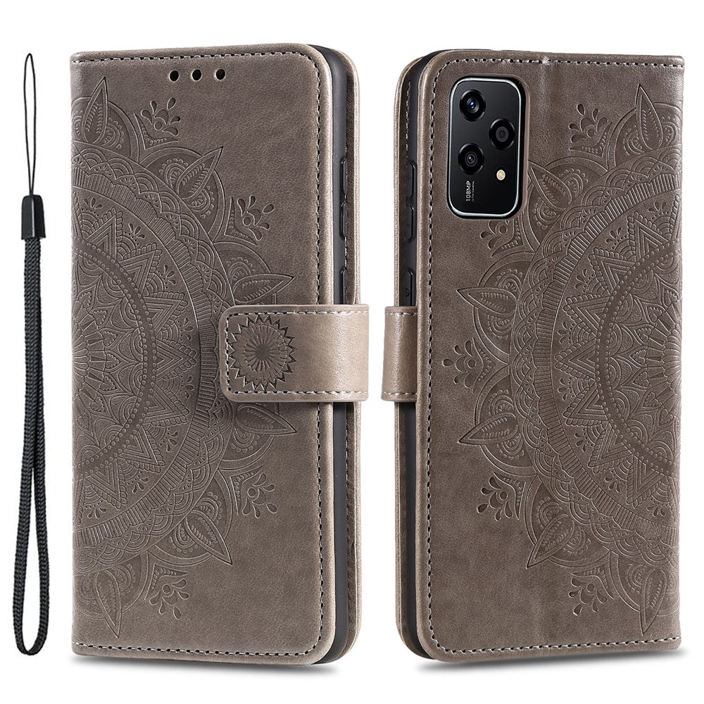 For Honor 200 Lite Case Flip Shockproof Leather Totem Wallet Phone Cover