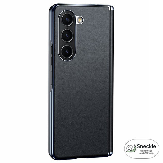 Galaxy Z Fold6 5G Hülle – PU-Leder & PC – Mit Scharnierschutz
