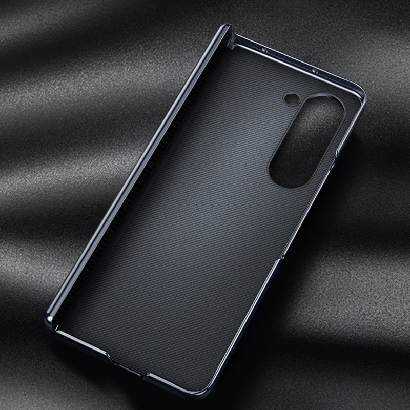 Galaxy Z Fold6 5G Hülle – PU-Leder & PC – Mit Scharnierschutz