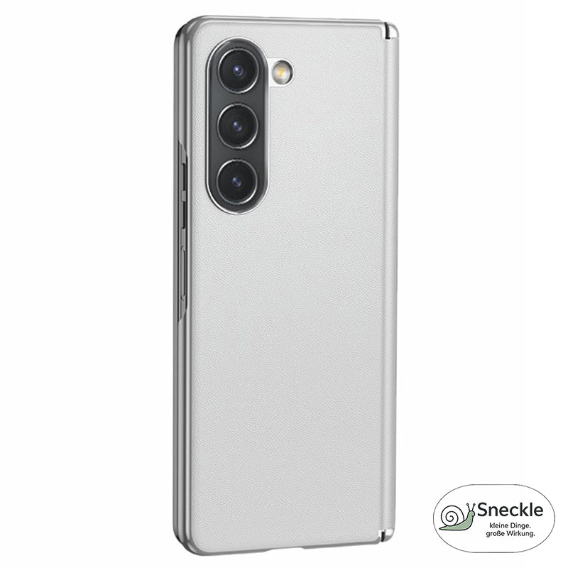 Galaxy Z Fold6 5G Hülle – PU-Leder & PC – Mit Scharnierschutz