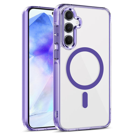 Galaxy A55 Magnet-Hülle – Transparent & Kratzfest