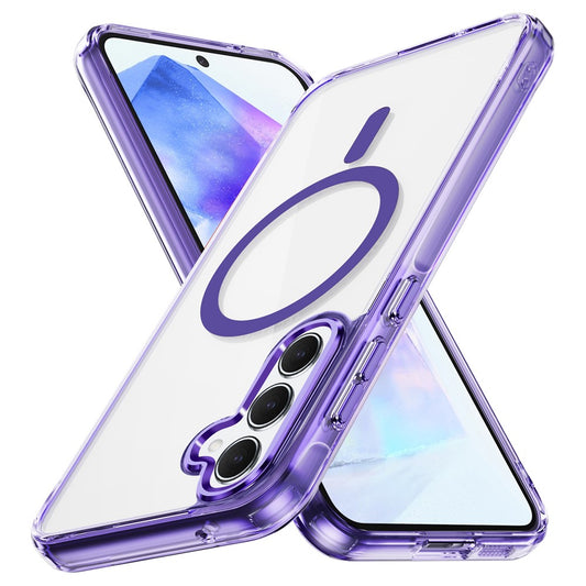 Galaxy A55 Magnet-Hülle – Transparent & Kratzfest