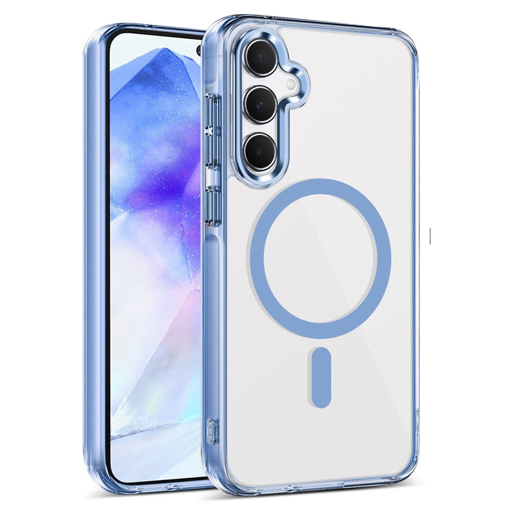 Galaxy A55 Magnet-Hülle – Transparent & Kratzfest