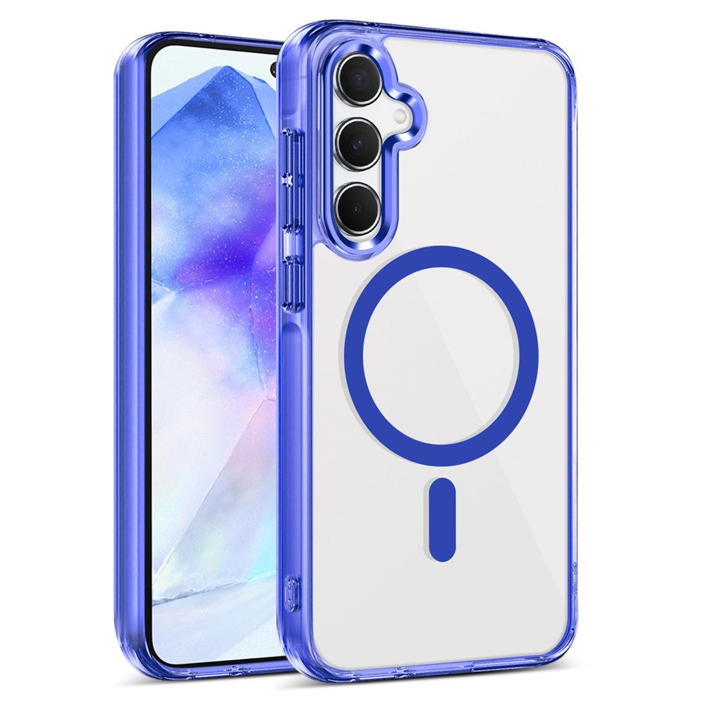 Galaxy A55 Magnet-Hülle – Transparent & Kratzfest