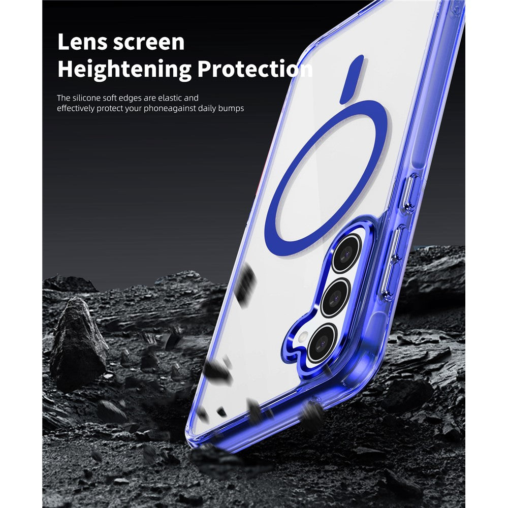 Galaxy A35 Magnet-Hülle – Transparent & Kratzfest