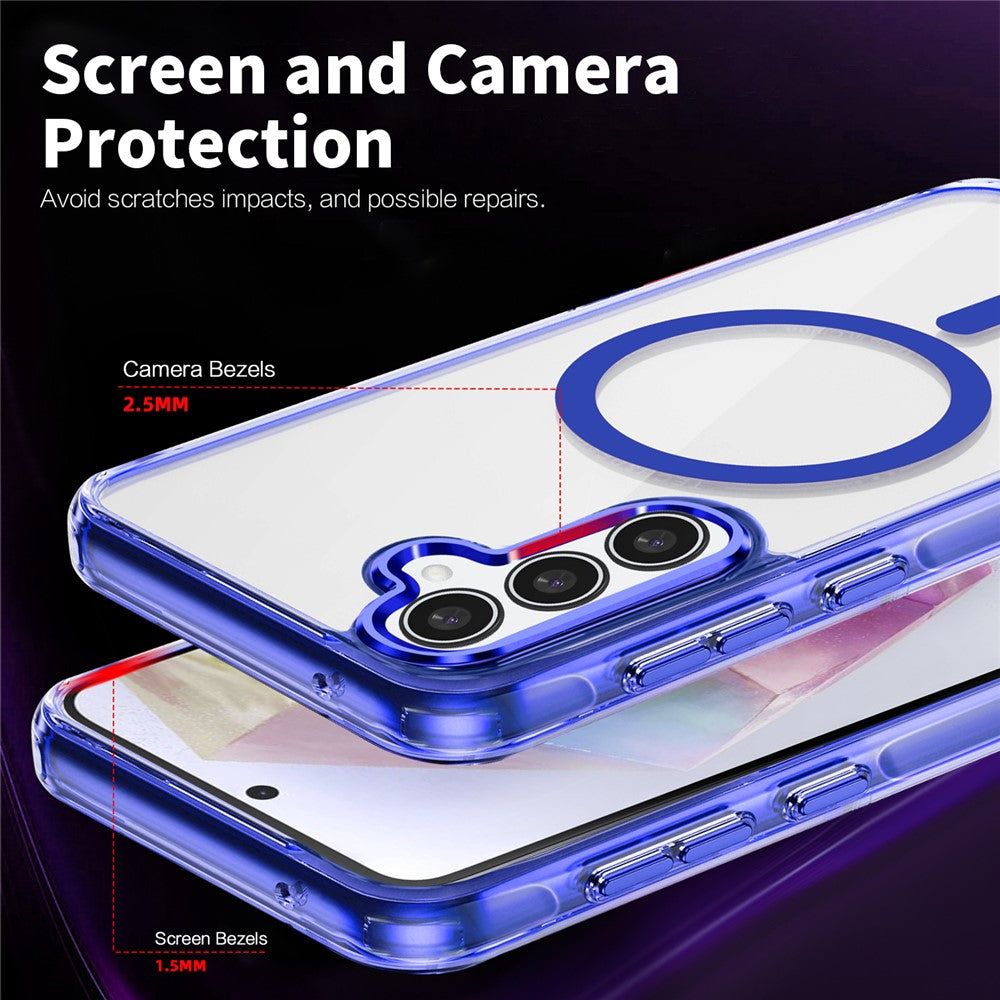 Galaxy A35 Magnet-Hülle – Transparent & Kratzfest