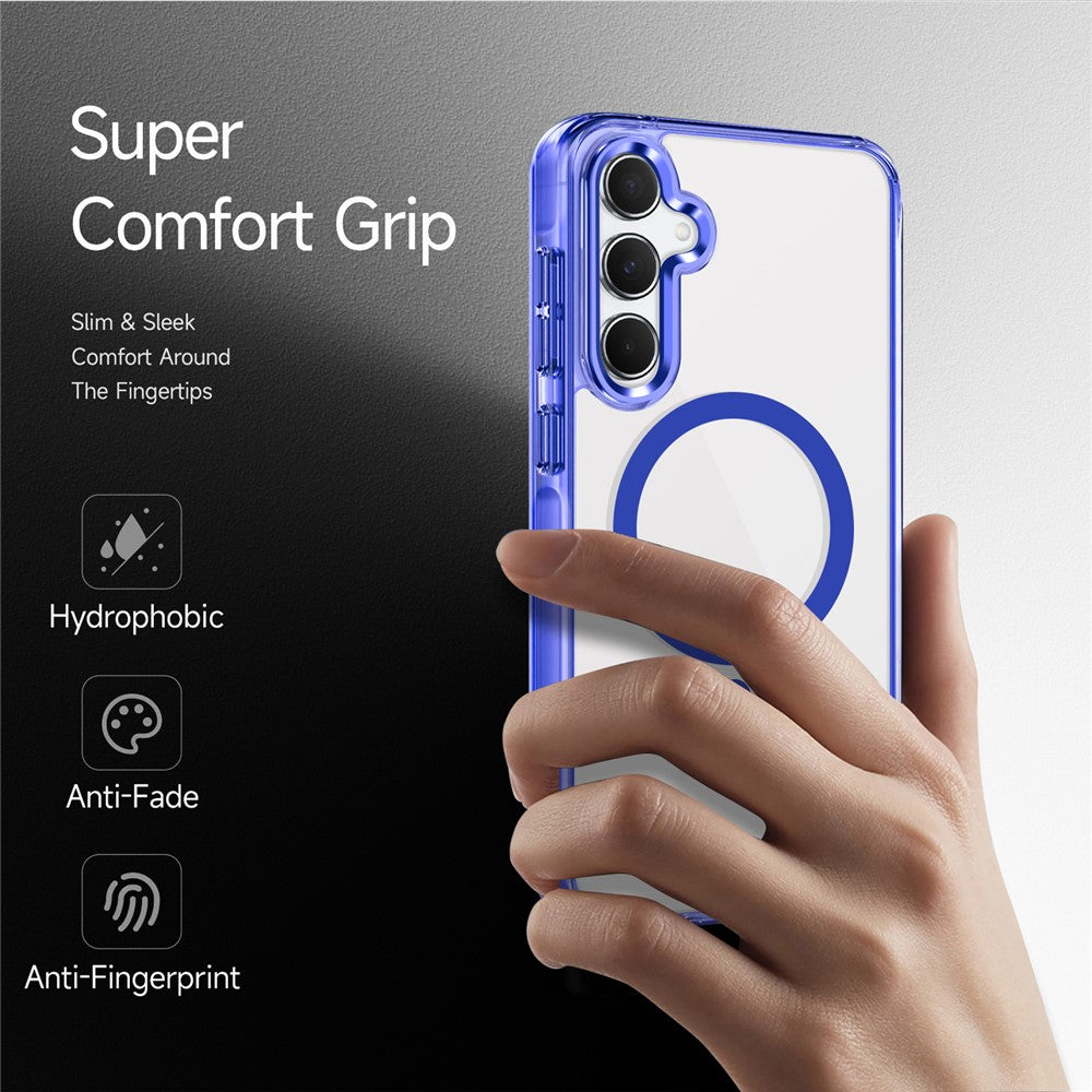 Galaxy A35 Magnet-Hülle – Transparent & Kratzfest