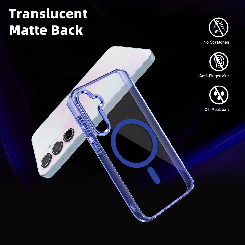 Galaxy A35 Magnet-Hülle – Transparent & Kratzfest