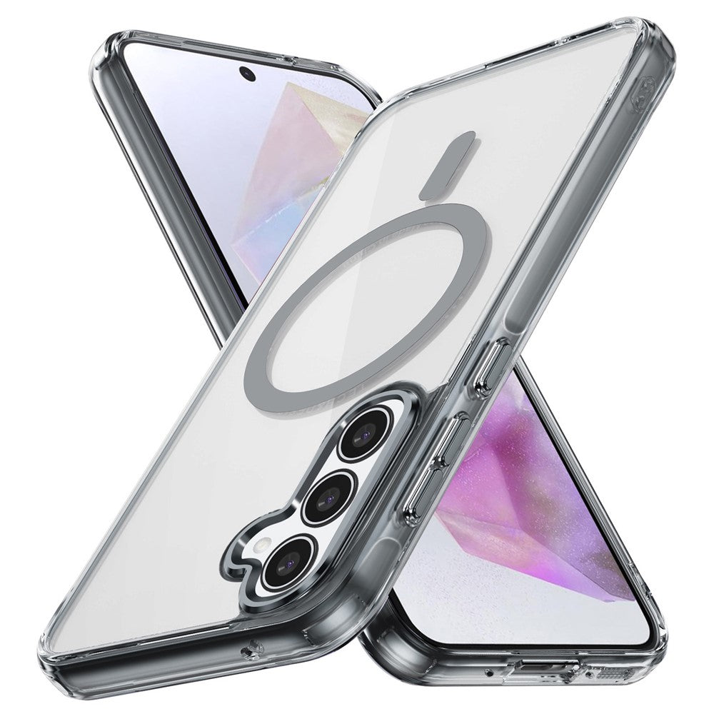 Galaxy A35 Magnet-Hülle – Transparent & Kratzfest