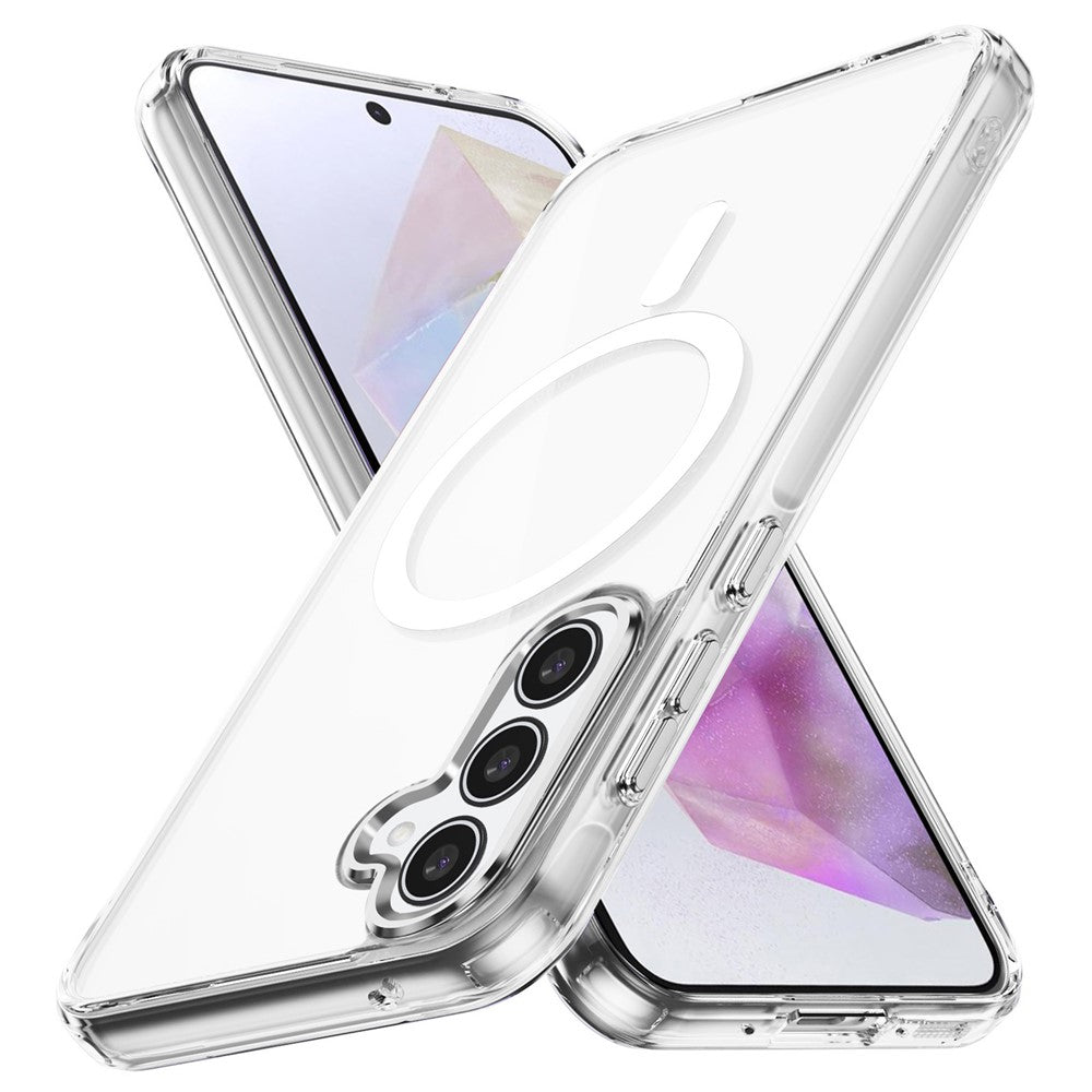 Galaxy A35 Magnet-Hülle – Transparent & Kratzfest