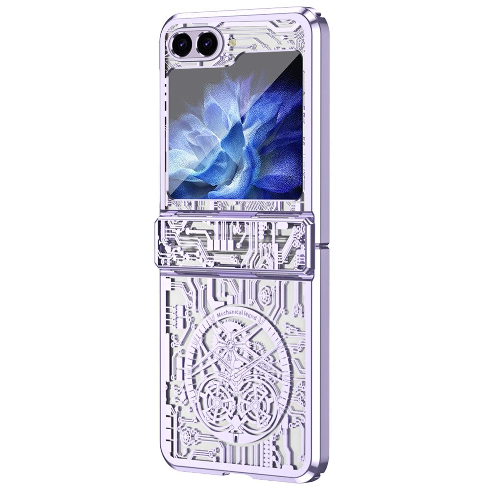 Galaxy Z Flip7 FE 5G / Flip6 5G / Flip5 5G Mechanical Legend Series Schutzhülle – Robust, mit Schutzfolie aus gehärtetem Glas