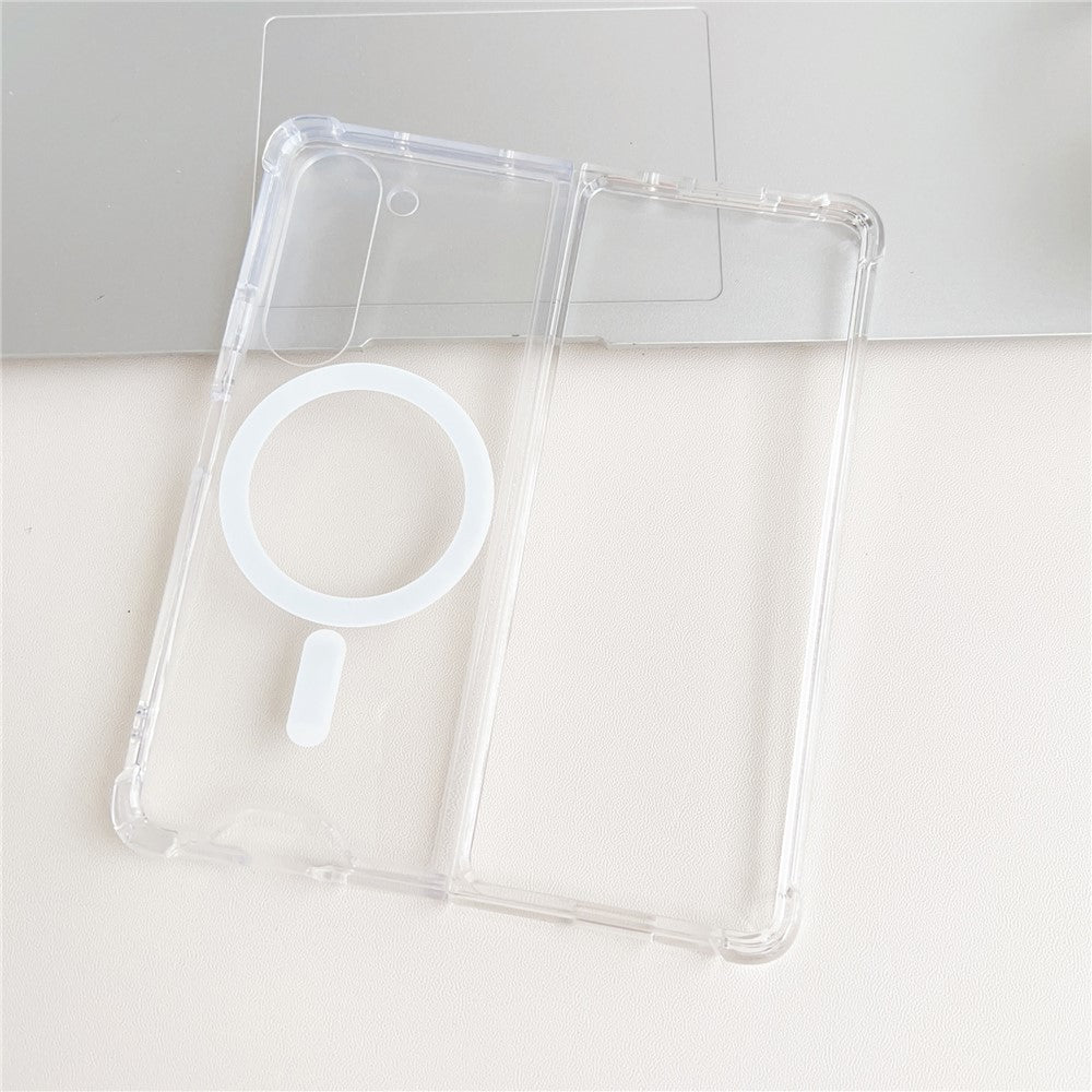 Galaxy Z Fold6 5G Schutzhülle – MagSafe-kompatibel, stoßfest & transparent