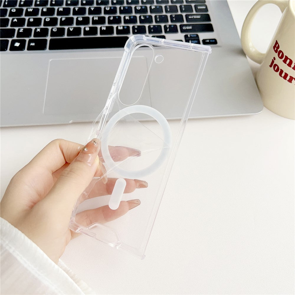 Galaxy Z Fold6 5G Schutzhülle – MagSafe-kompatibel, stoßfest & transparent