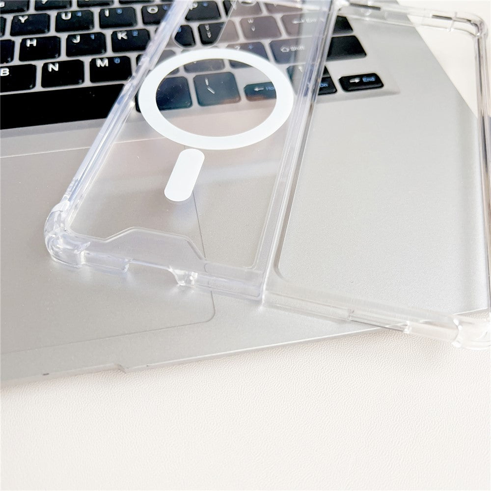 Galaxy Z Fold6 5G Schutzhülle – MagSafe-kompatibel, stoßfest & transparent