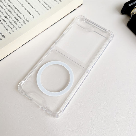 Galaxy Z Flip7 FE 5G / Z Flip6 5G / Z Flip5 5G Schutzhülle – MagSafe-kompatibel, stoßfest & transparent