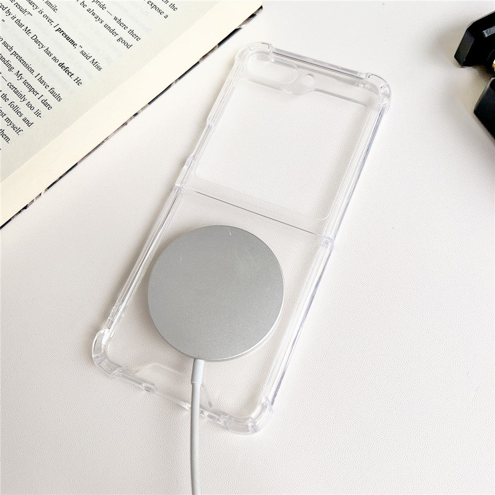 Galaxy Z Flip7 FE 5G / Z Flip6 5G / Z Flip5 5G Schutzhülle – MagSafe-kompatibel, stoßfest & transparent