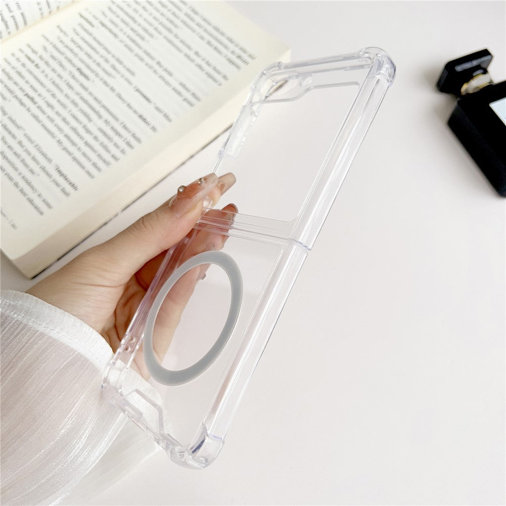 Galaxy Z Flip7 FE 5G / Z Flip6 5G / Z Flip5 5G Schutzhülle – MagSafe-kompatibel, stoßfest & transparent