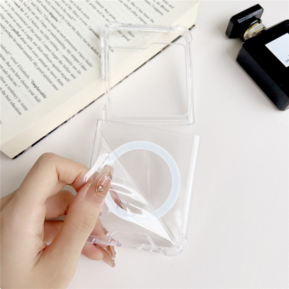 Galaxy Z Flip7 FE 5G / Z Flip6 5G / Z Flip5 5G Schutzhülle – MagSafe-kompatibel, stoßfest & transparent